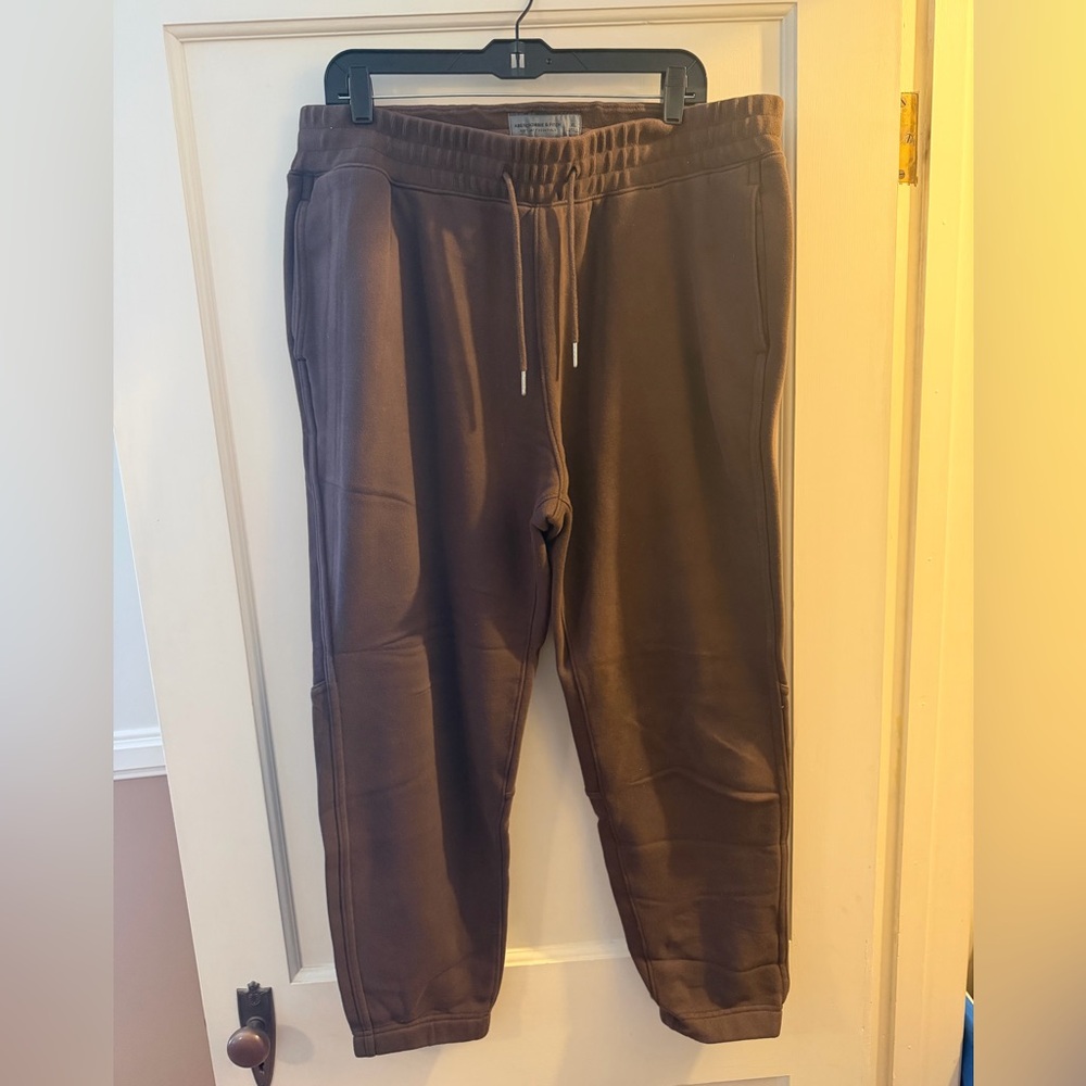 Abercrombie & Fitch Dark Brown Sweatpants